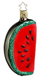 Wedge of Watermelon<br>Inge-glas Ornament